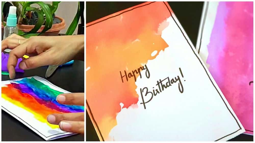 آموزش هنر و کاردستی کودکان: کارت پستال های آبرنگ - سرگرم کننده، آسان و خلاقانه - با استفاده از کاغذهای کرپ/دستمال کاغذی