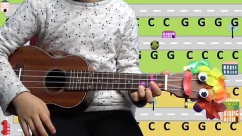آموزش آهنگ های کودکانه آسان و آسان Ukulele 