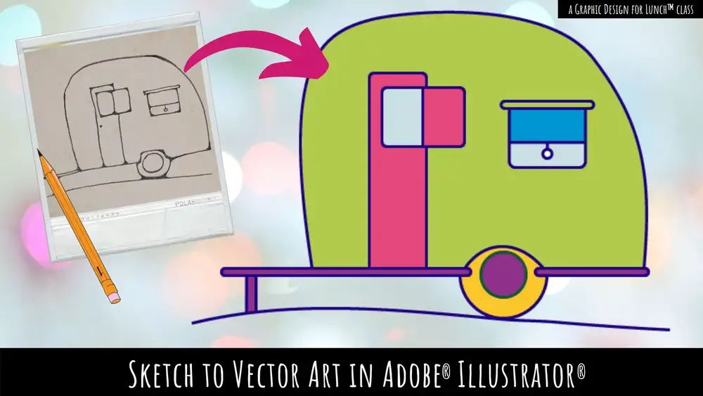 آموزش طرحی تا هنر وکتور در ایلاستریتور - دارایی دیجیتال قابل فروش - طراحی گرافیکی برای کلاس ناهار