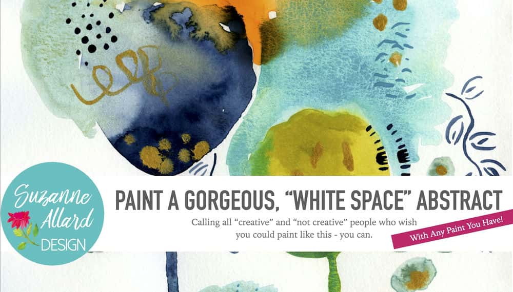 آموزش دو چکیده متفاوت و زرق و برق دار "فضای سفید" را نقاشی کنید!