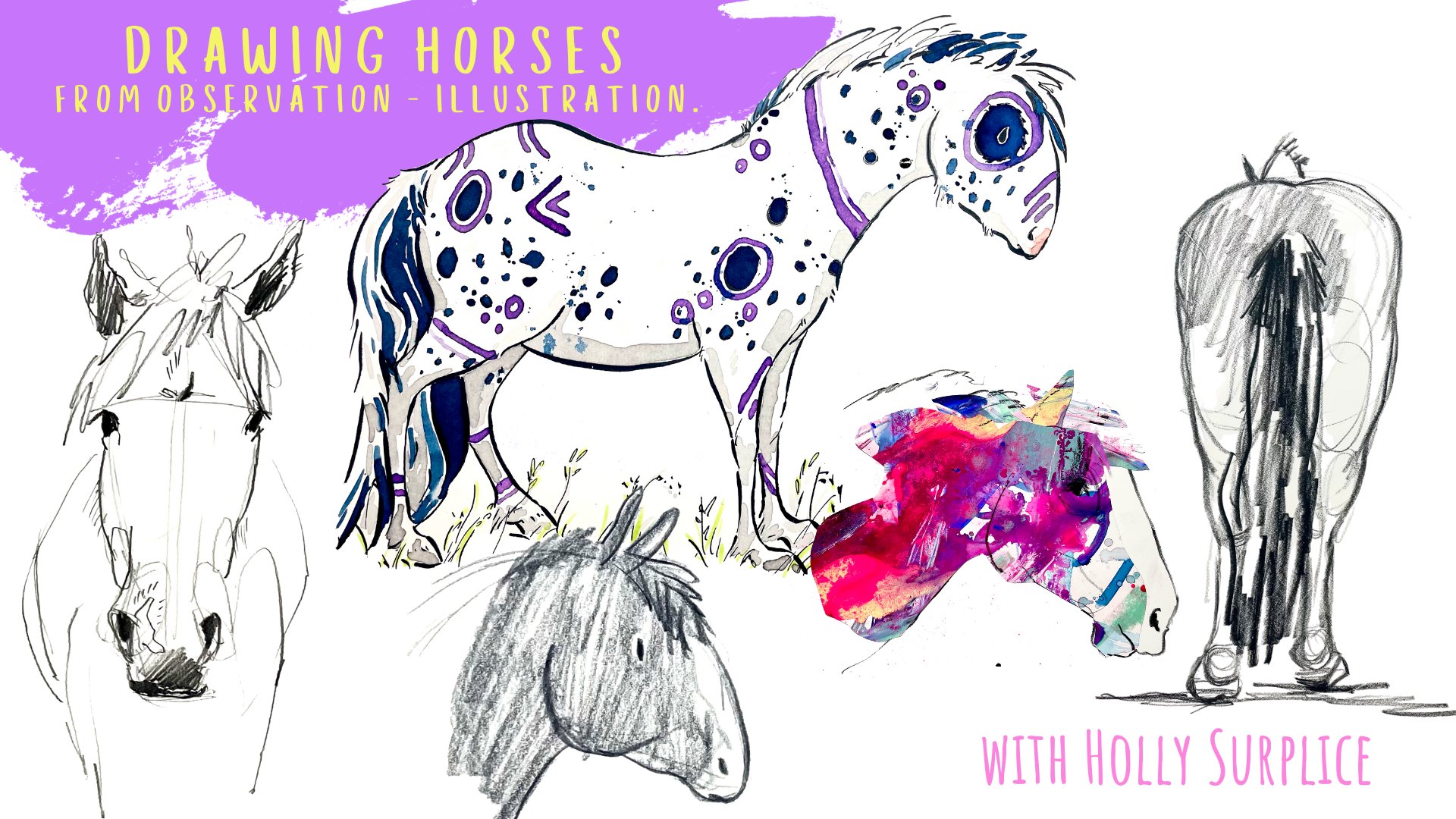 آموزش چگونه یک اسب بکشیم - مشاهده تا تصویر