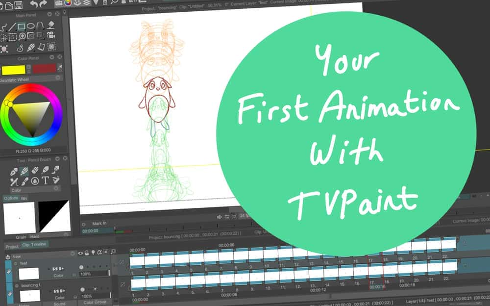 آموزش اولین انیمیشن دستی خود را در TVPaint بسازید