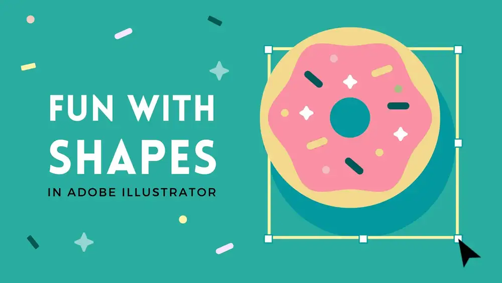 آموزش سرگرمی با اشکال: نمادهای وکتور غذا را در Adobe Illustrator بکشید