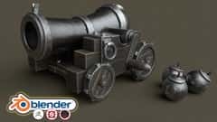 آموزش راهنمای کامل مبتدیان Blender 2.8 Stylized 3D Game Model 