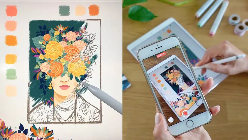 آموزش حلقه‌های اینستاگرام: تعامل خود را با ویدیوهای آشکارسازی هنری افزایش دهید