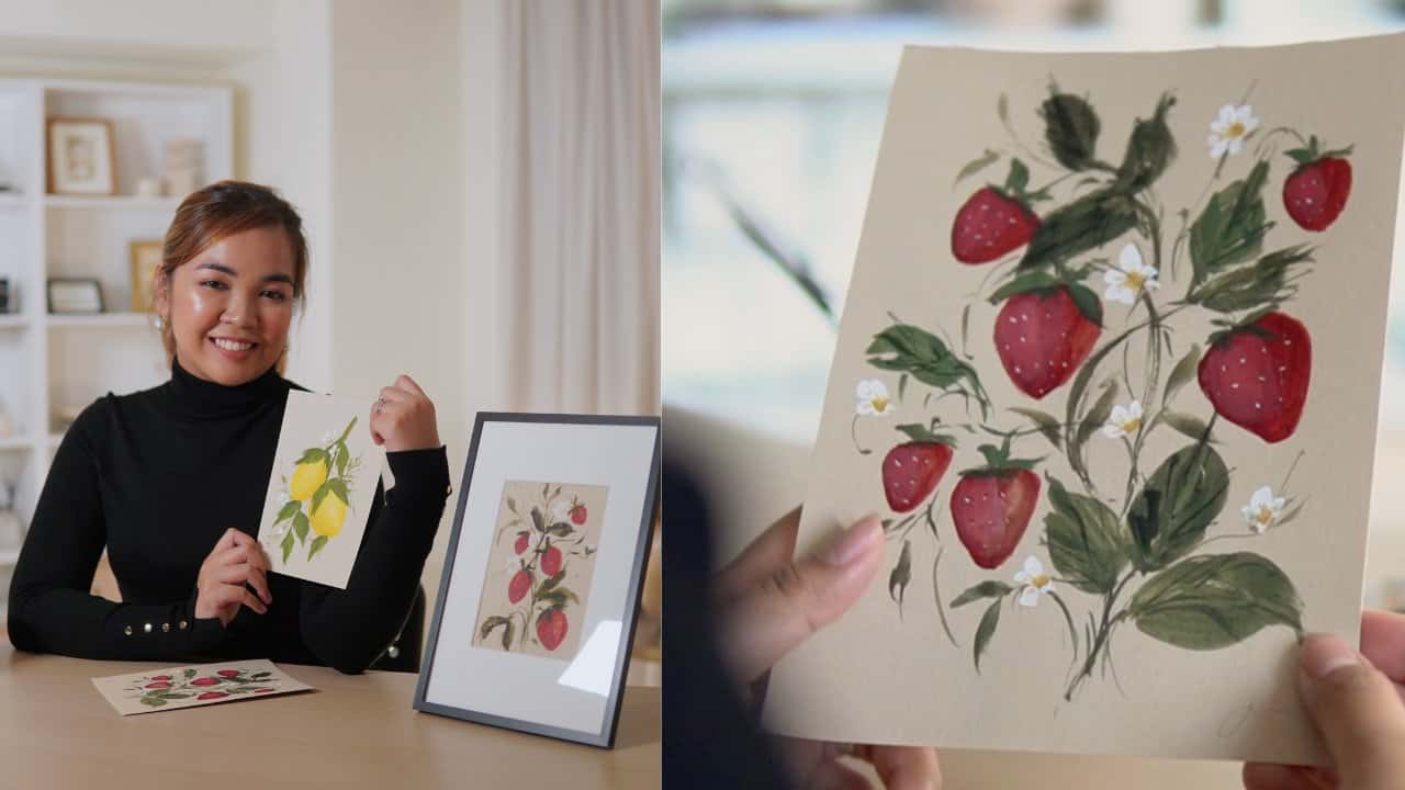 آموزش گواش برای مبتدیان: کارت پستال میوه قدیمی خود را بسازید