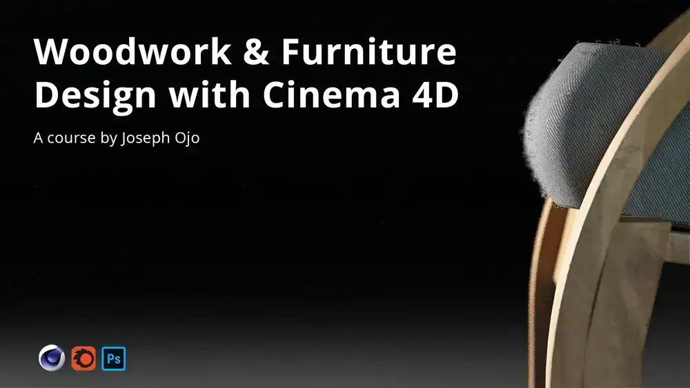 آموزش طراحی چوب و مبلمان با Cinema 4D
