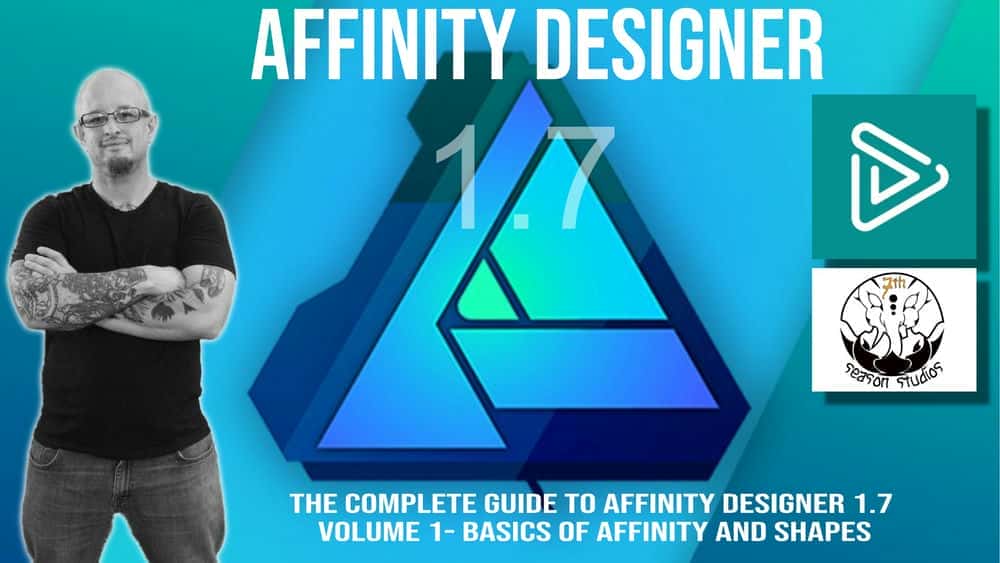 آموزش راهنمای کامل Affinity Designer 1.7 Volume 1 - Basics of Affinity Designer and Shapes