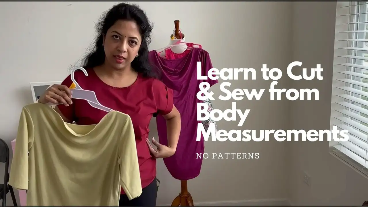 آموزش دوخت لباس یقه روپوش - سریع و آسان از اندازه گیری های شما