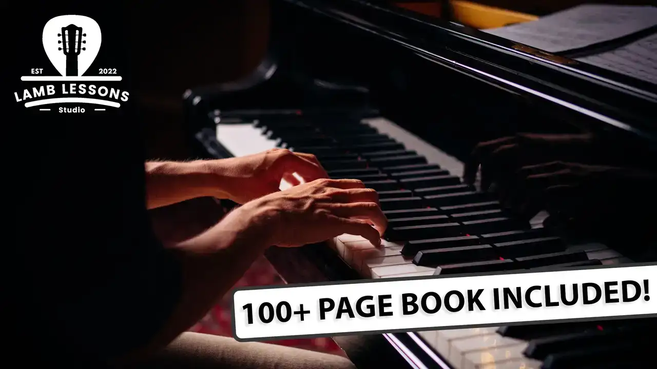 آموزش مستر کلاس کامل آکورد پیانو - با کتاب کار!