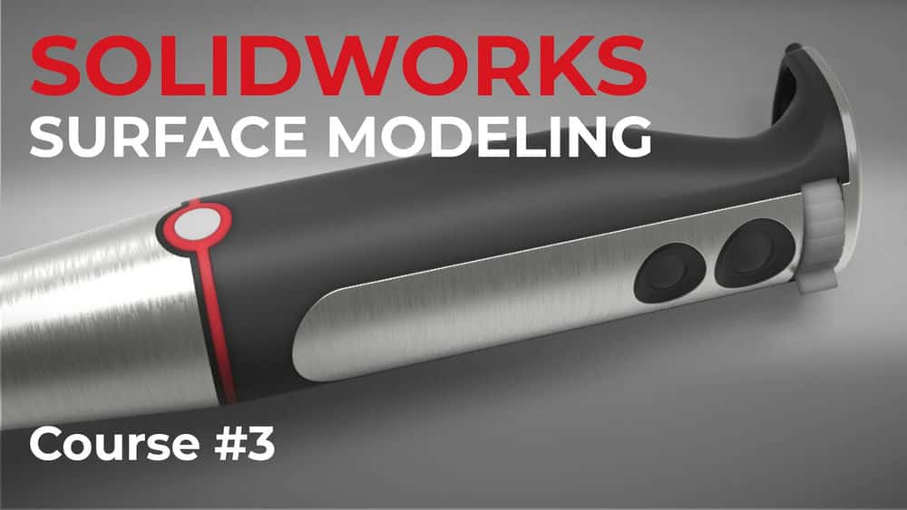 آموزش SOLIDWORKS Surface Modeling - Hand Blender