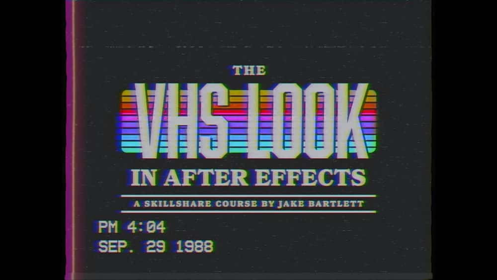 آموزش نگاه VHS در Adobe After Effects