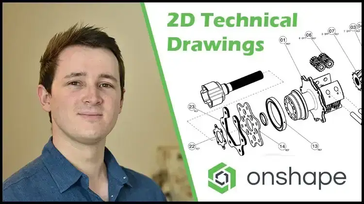 آموزش Onshape (CAD) - نقشه های فنی دوبعدی