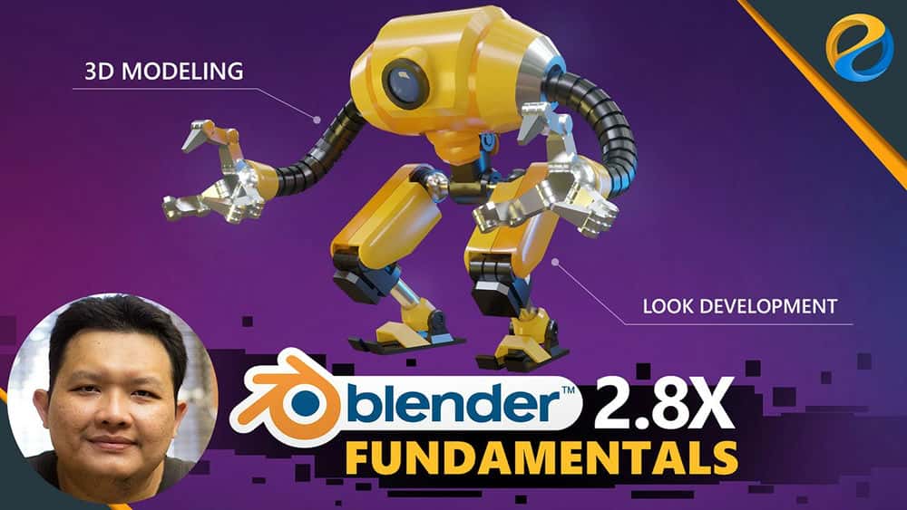 آموزش Blender 2.8X Fundamentals: Basic 3D Modeling and Look Development