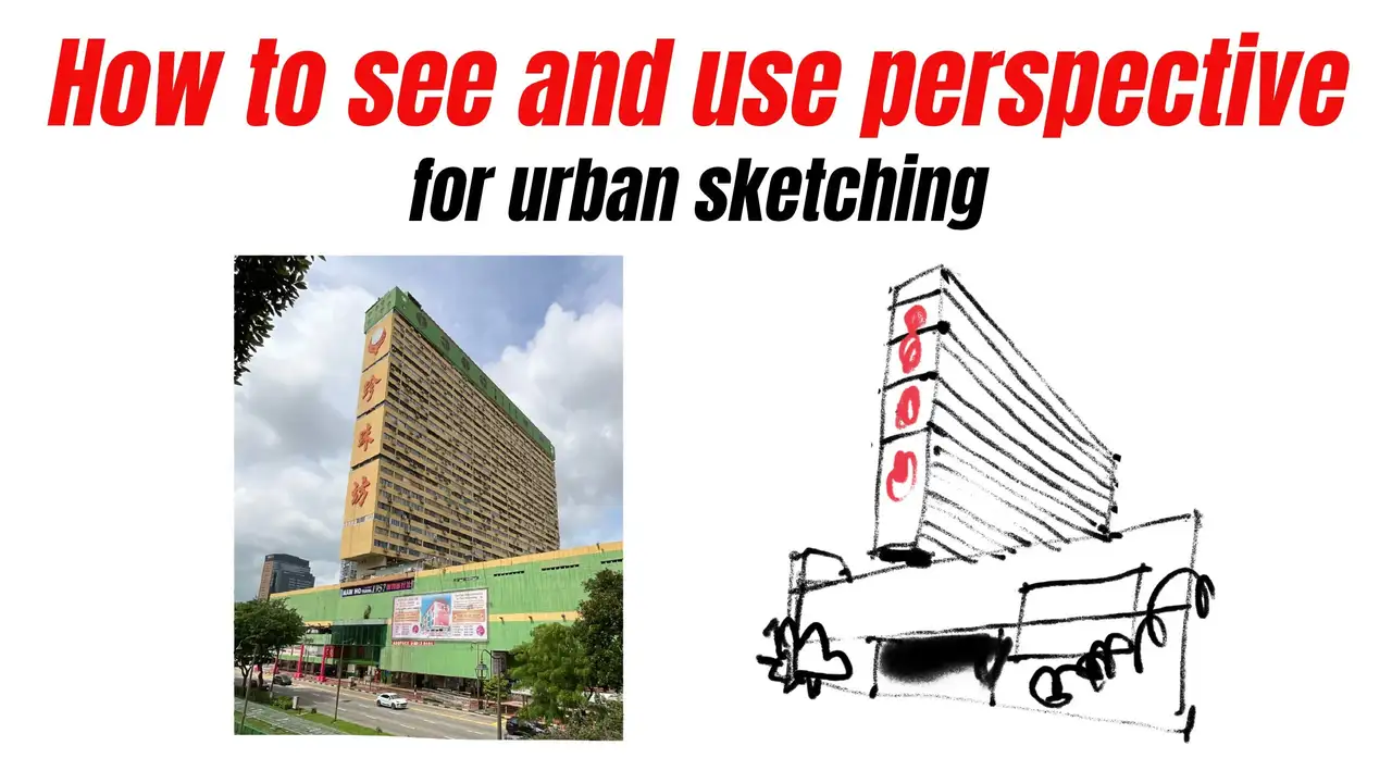 آموزش نحوه دیدن و استفاده از پرسپکتیو برای طراحی شهری