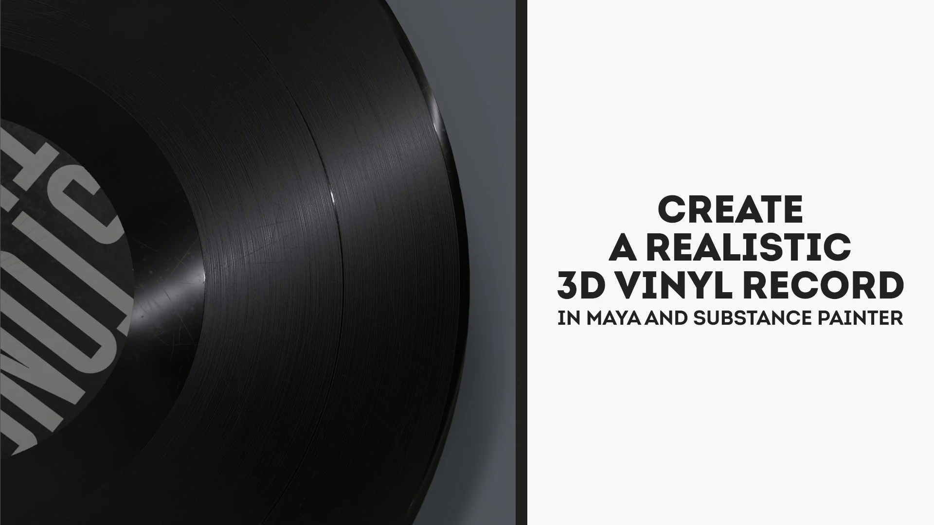 آموزش یک رکورد وینیل سه بعدی واقع گرایانه در Maya and Substance Painter ایجاد کنید