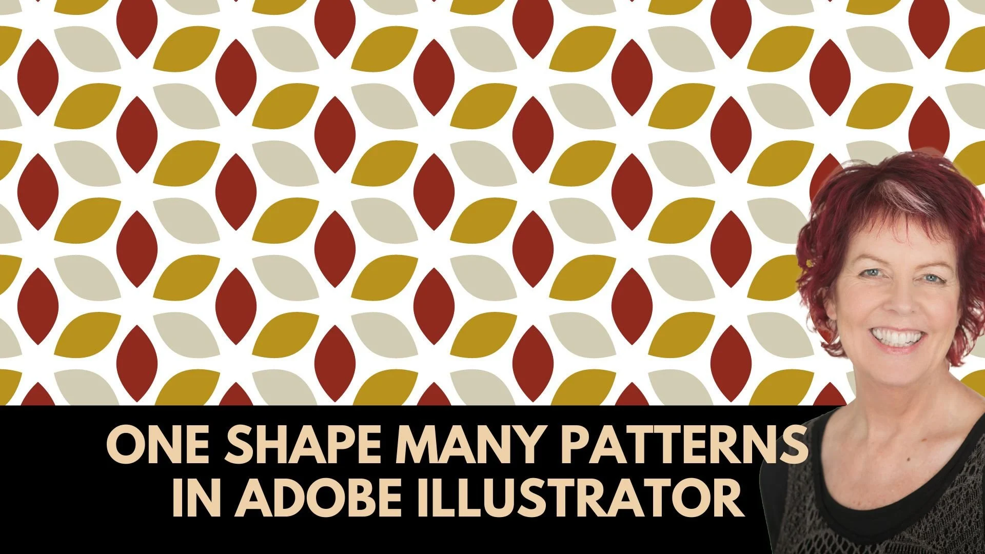 آموزش One Shape - الگوهای بسیاری در Adobe Illustrator - طراحی گرافیکی برای کلاس ناهار™