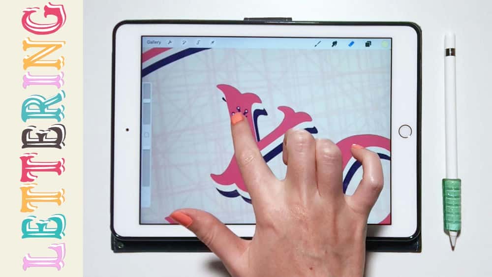 آموزش حروف iPad خود را تزئین کنید + الگوها و بافت های حروف رایگان
