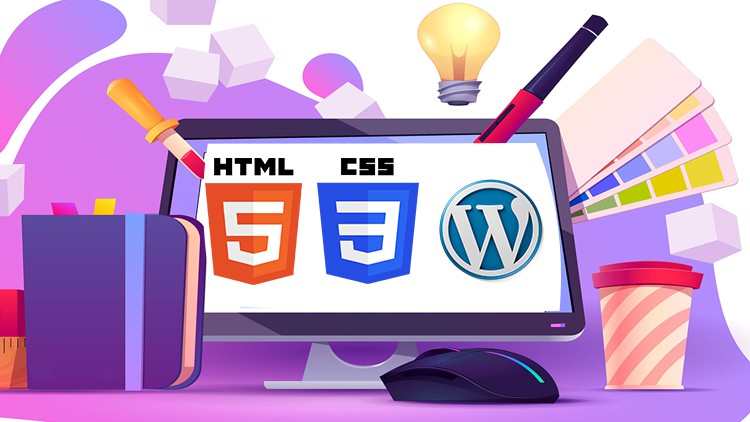 آموزش دوره طراحی وب با HTML CSS و Wordpress