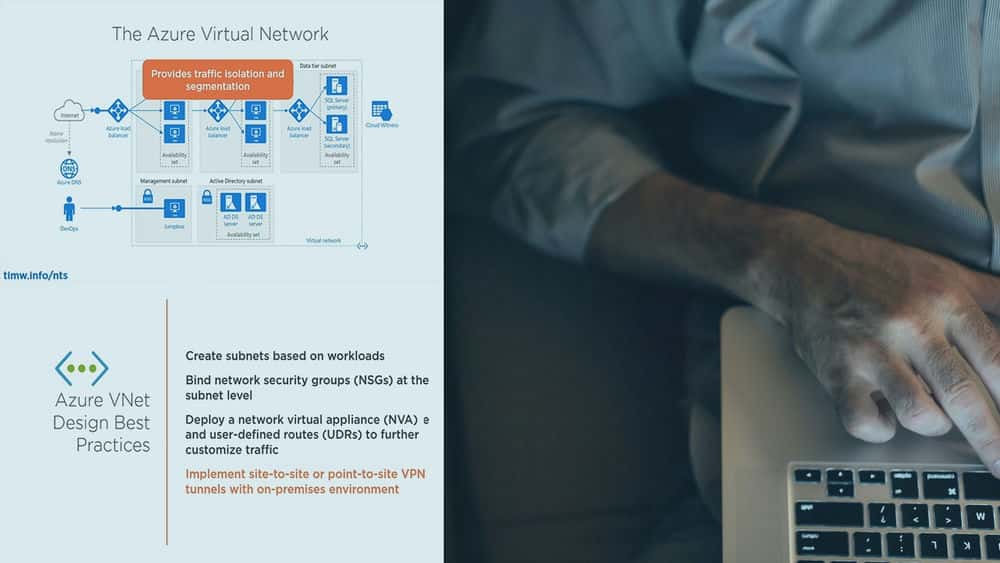 آموزش مدیریت شبکه های مجازی Microsoft Azure 