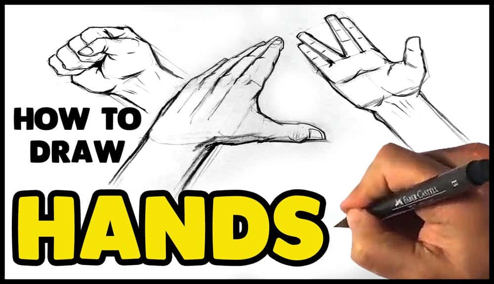 آموزش چگونه دست ها را بکشیم - راه آسان