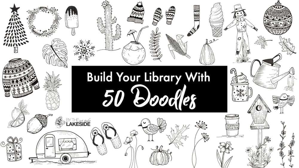 آموزش کتابخانه Doodle خود را بسازید: 50 ایده منحصر به فرد برای Doodle که هر کسی می تواند ترسیم کند! با من ابله کن!!