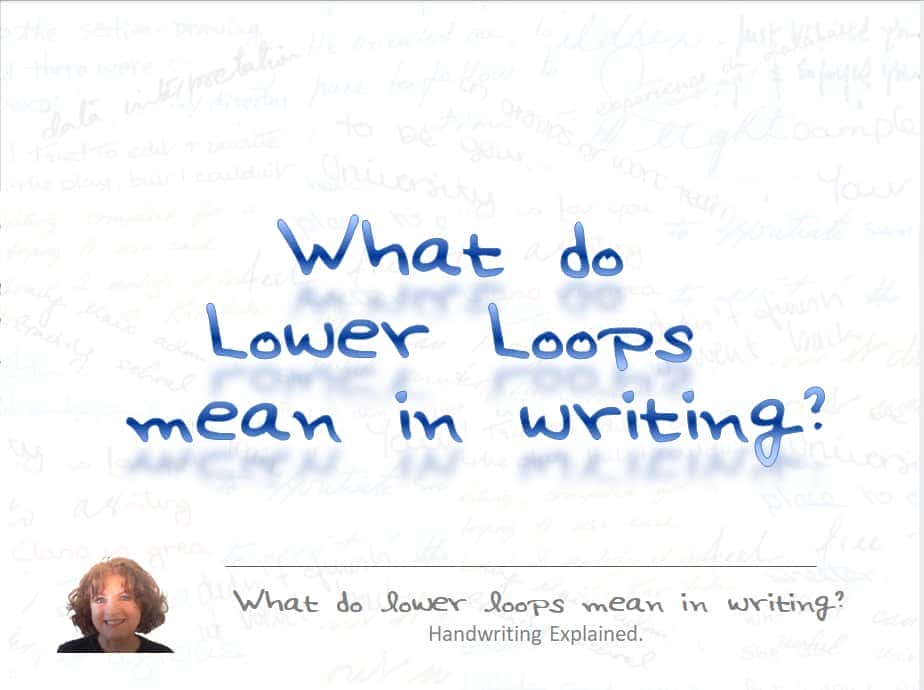 آموزش منظور از حلقه های پایین در نوشتن چیست؟ دست خط توضیح داده شد