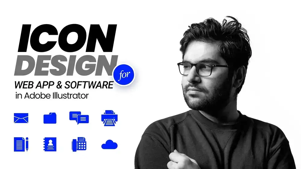 آموزش طراحی آیکون برای برنامه و نرم افزار وب در Adobe Illustrator