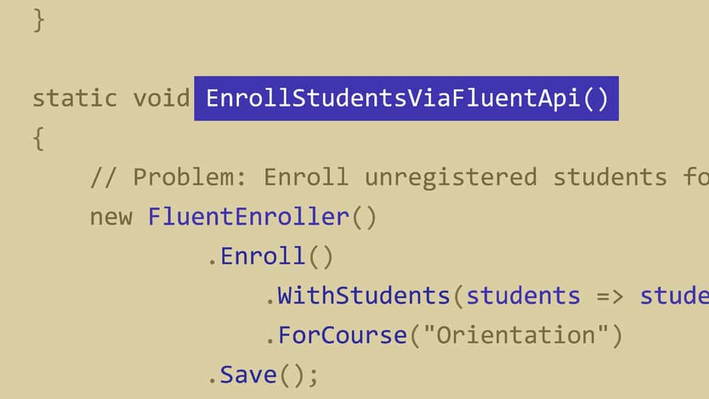 آموزش Fluent API develop in C # 