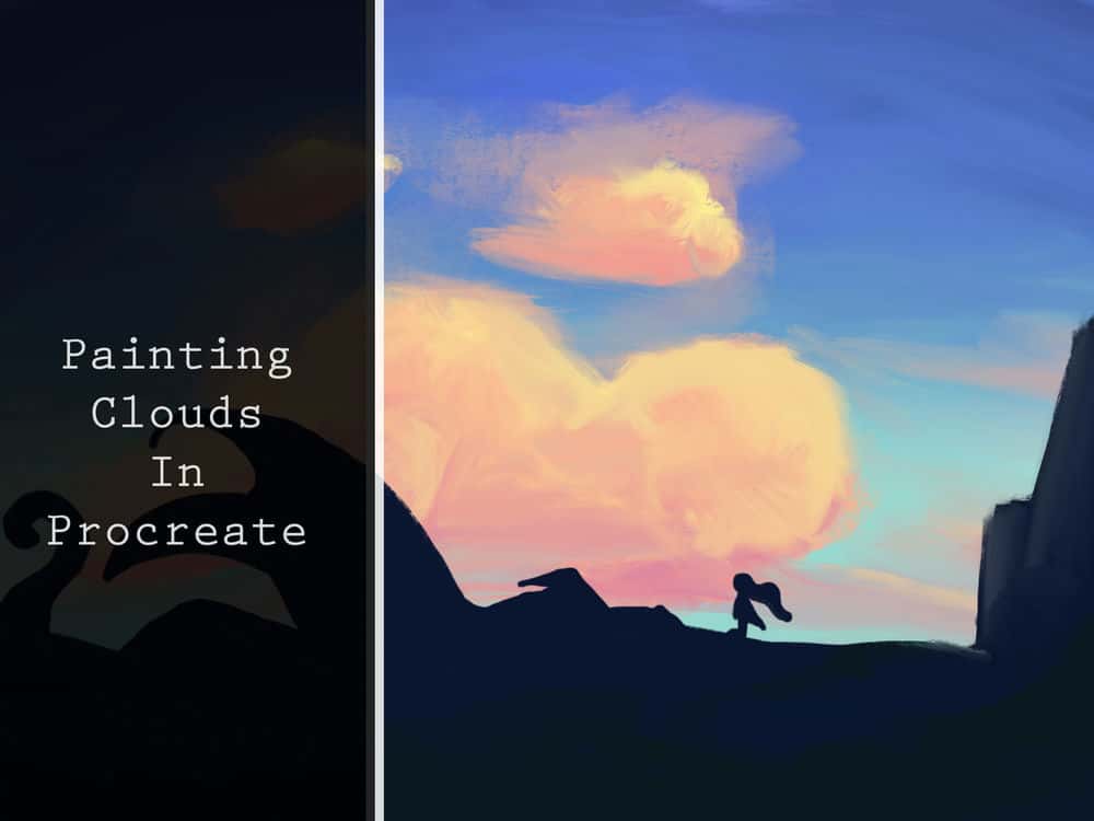 آموزش نقاشی ابرها در Procreate