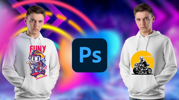 آموزش طراحی تی شرت برای مبتدی تا پیشرفته با Adobe Photoshop