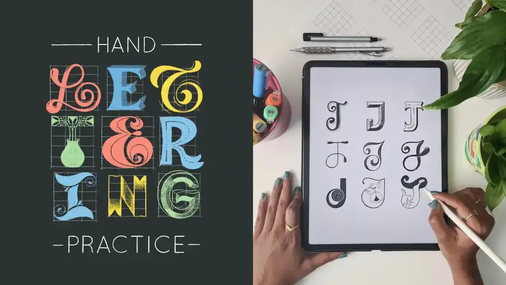 آموزش تمرین حروف دستی: 3 گام آسان برای کاوش در سبک های جدید تایپوگرافی
