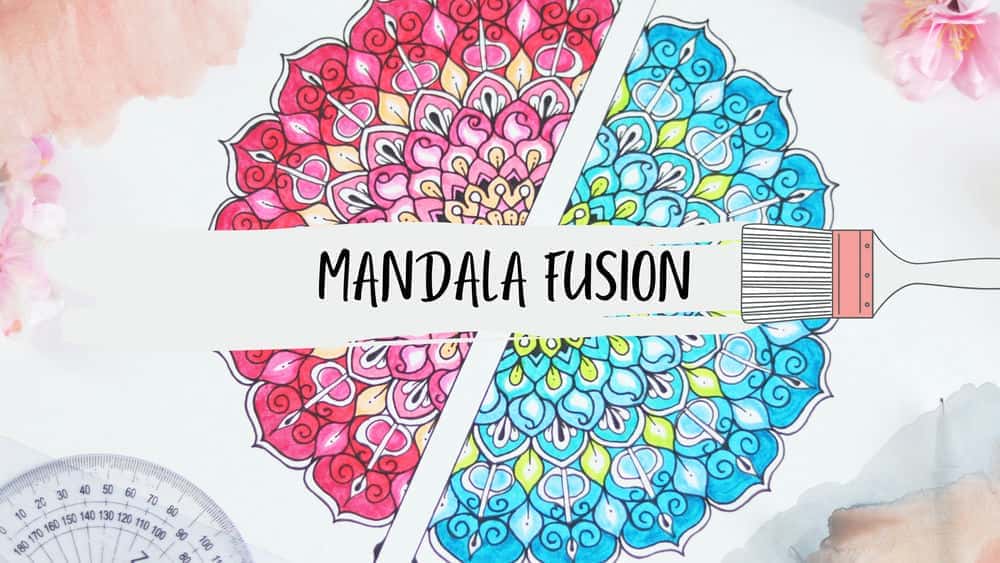 Mandala Fusion: آموزش کشیدن ماندالای زیبا
