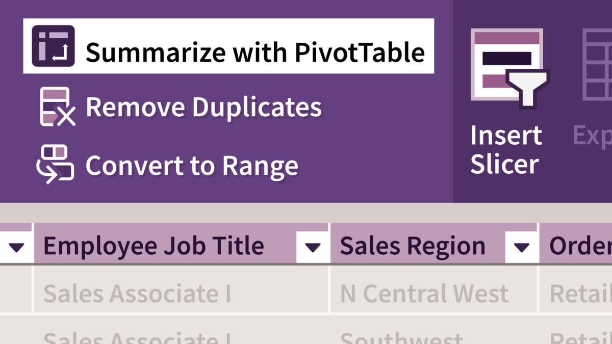 آموزش Excel: PivotTables in Depth