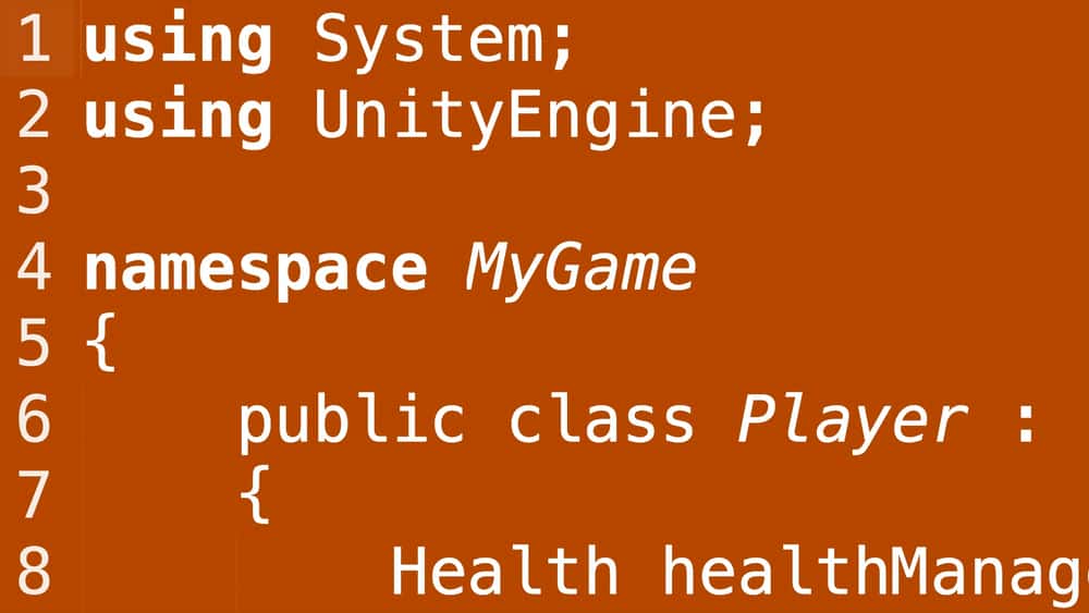 آموزش C # برای توسعه بازی Unity 