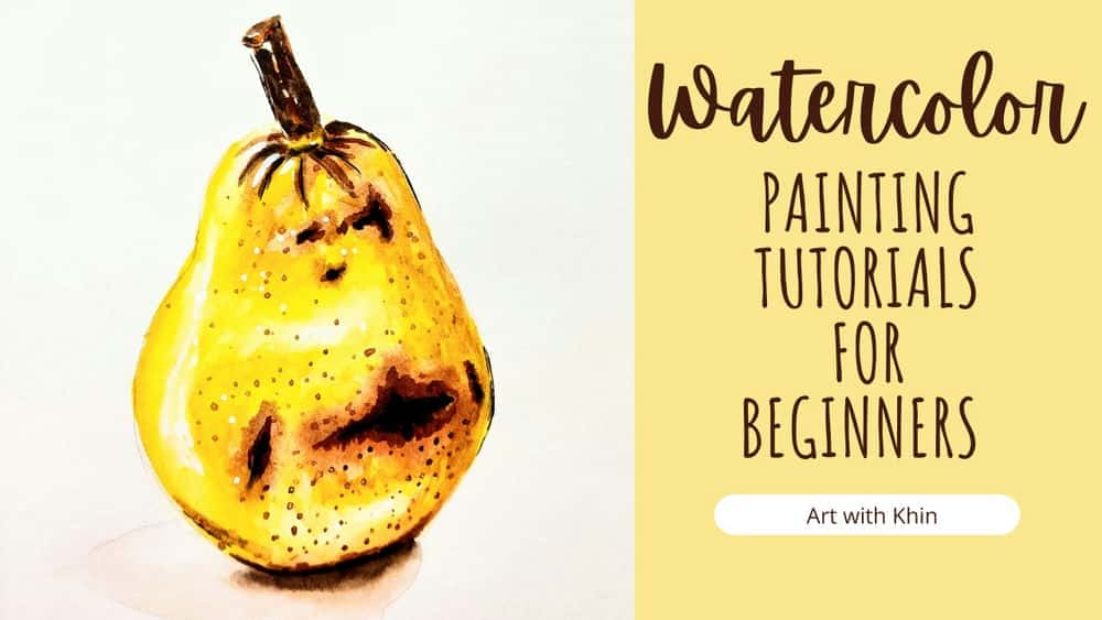 آموزش آبرنگ: راهنمای مبتدیان برای نقاشی یک میوه پر جنب و جوش