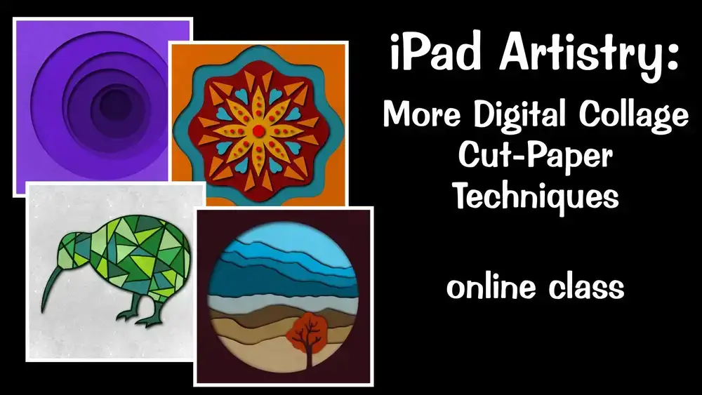 آموزش هنر iPad: کلاژ دیجیتال بیشتر - تکنیک های برش کاغذ