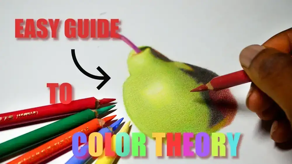 آموزش تئوری رنگ برای مداد رنگی - نقاشی های رسا با پالت محدود