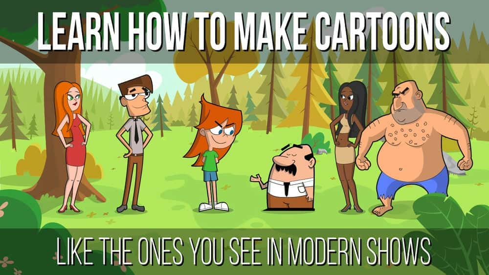آموزش طراحی کاراکترهای کارتونی برای انیمیشن