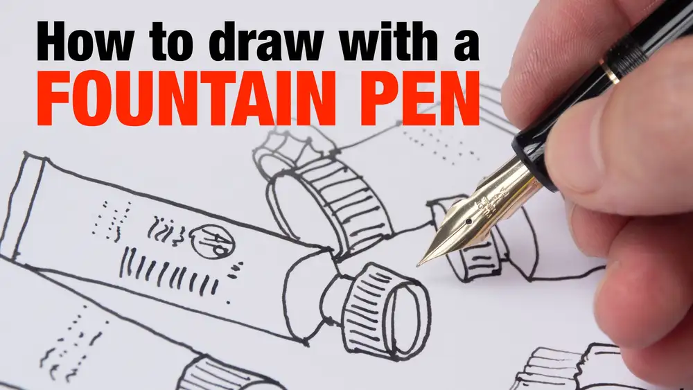 آموزش چگونه با قلم فواره ای نقاشی کنیم