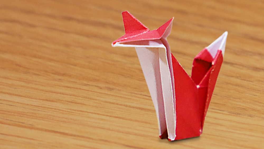 آموزش ساخت میکرو روباه با اوریگامی