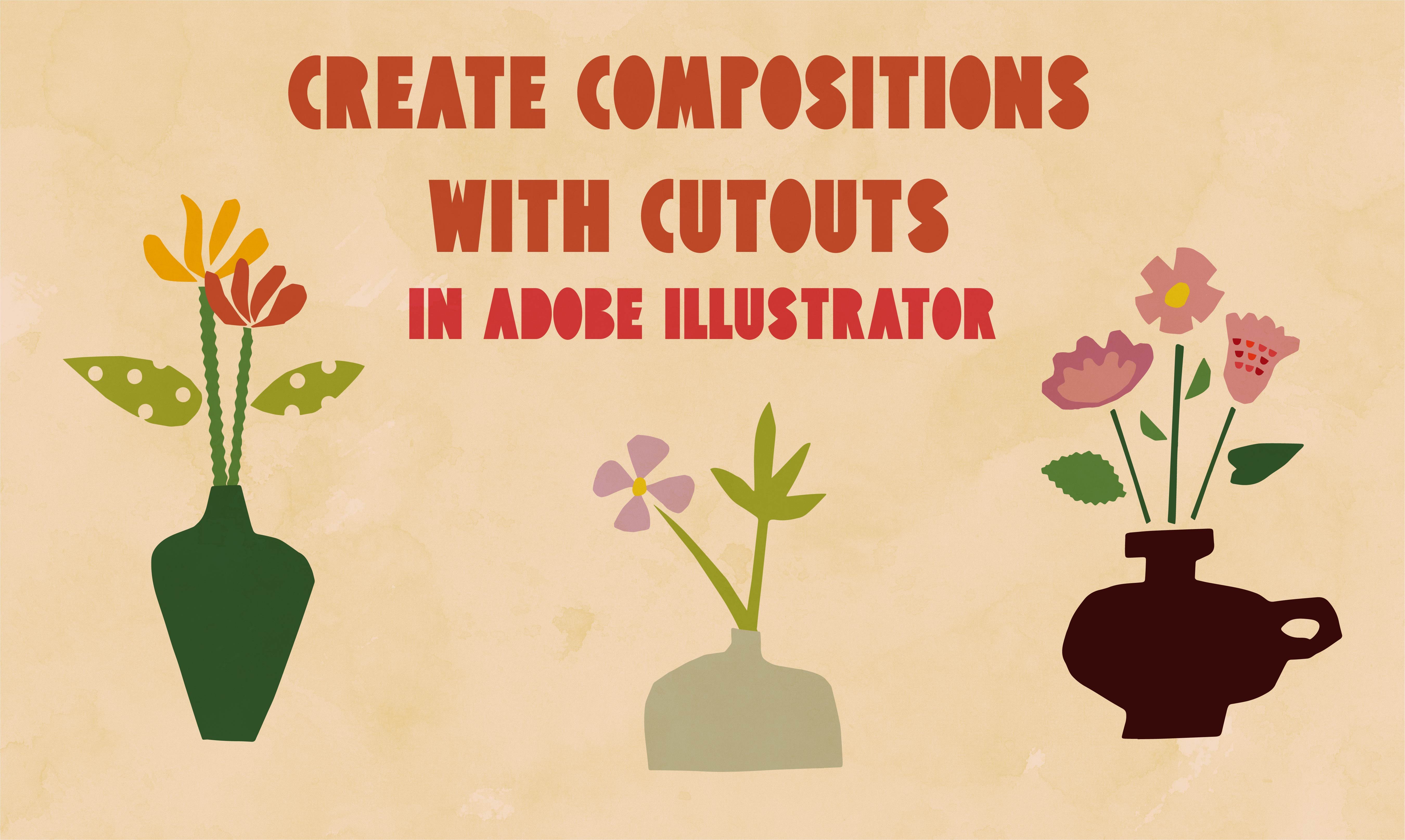 آموزش ایجاد ترکیبات با برش در Adobe Illustrator: راهنمای مبتدیان