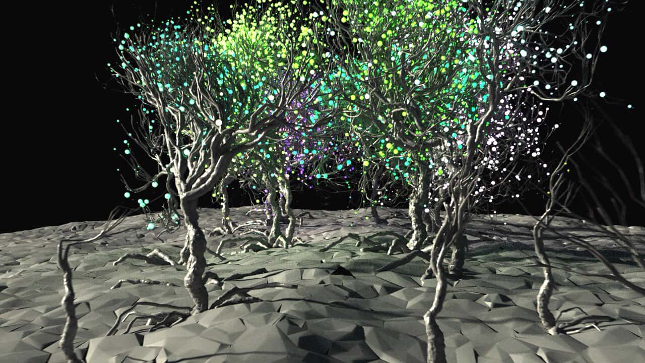 آموزش رشد درخت رویه ای با استفاده از سیستم های L در هودینی