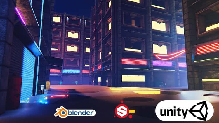 آموزش Blender Cyberpunk در Unity HDRP