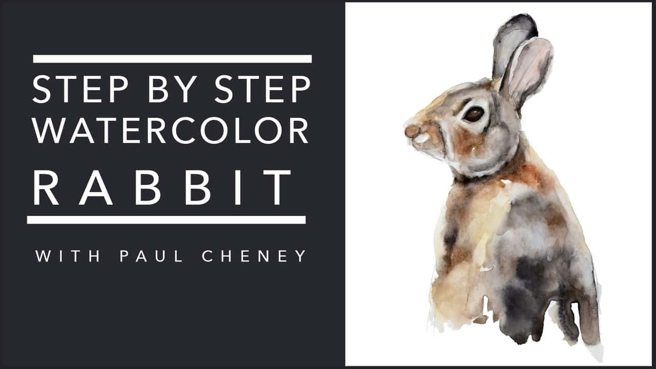 آموزش خرگوش آبرنگ قدم به قدم | هنرمند پل چنی