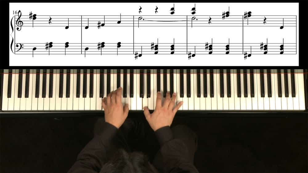 آموزش دروس پیانو: 2 آهنگ پخش 