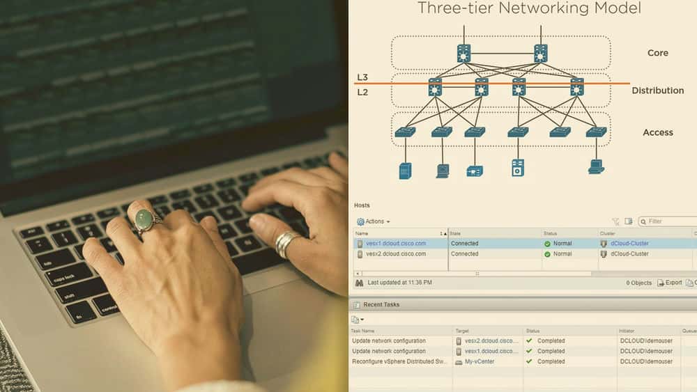 آموزش طراحی شبکه برای زیرساخت مرکز داده سیسکو 