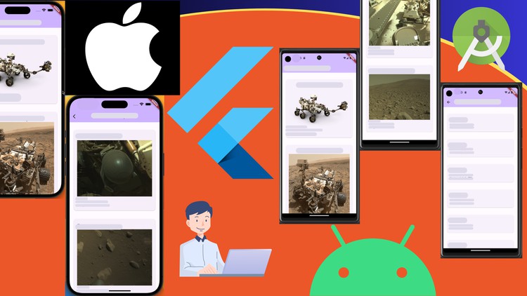 آموزش Google Flutter Dart: ساخت اپلیکیشن برای اندروید و iOS