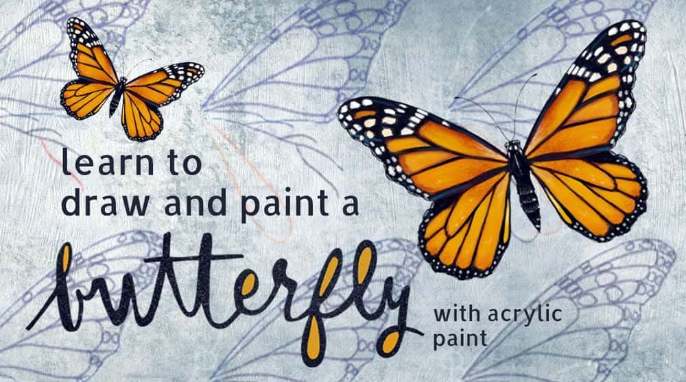 آموزش کشیدن و نقاشی یک پروانه