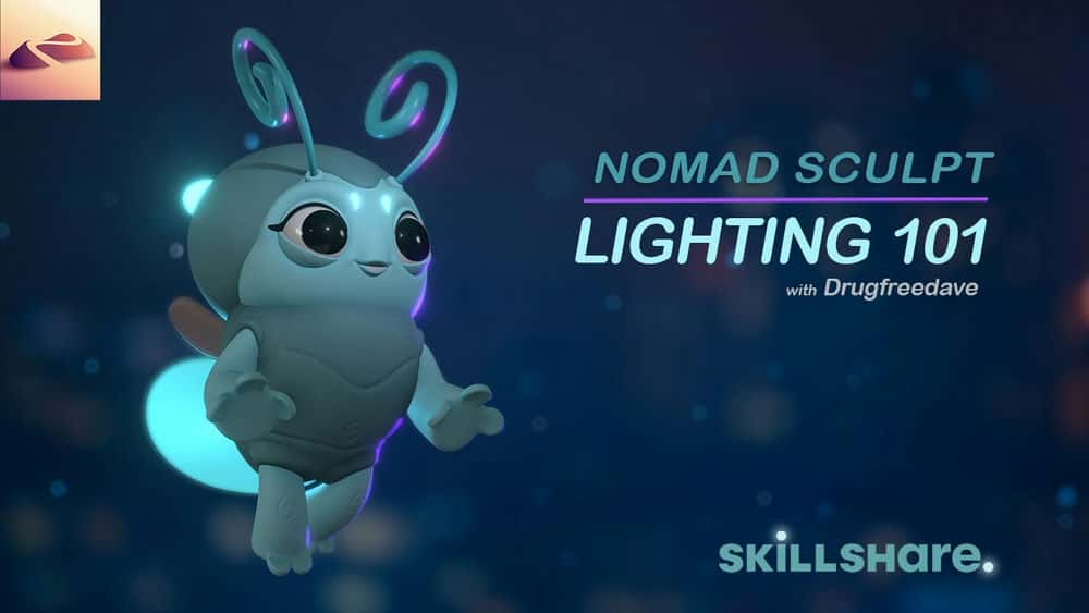 آموزش 3D Lighting 101 with Nomad Sculpt